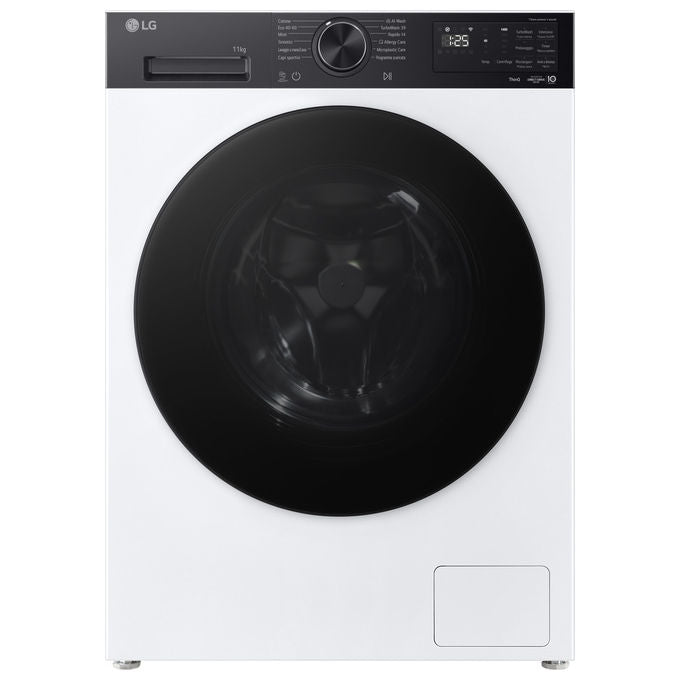LG F4NX5011TKB Lavatrice Carica Frontale 11 Kg 1400 rpm Classe A TurboWash Steam Wi-Fi (85x60x56.5 cm) colore Bianco