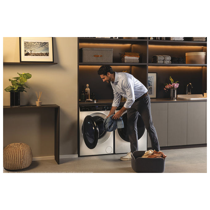 Haier HW100B14959NEUIT I-Pro Serie 5 Lavatrice Frontale 10 Kg 1400 rpm Classe A Wi-Fi Direct Motion (85x60x58 cm) colore Bianco