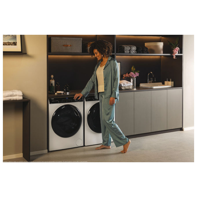 Haier HW100B14959NEUIT I-Pro Serie 5 Lavatrice Frontale 10 Kg 1400 rpm Classe A Wi-Fi Direct Motion (85x60x58 cm) colore Bianco