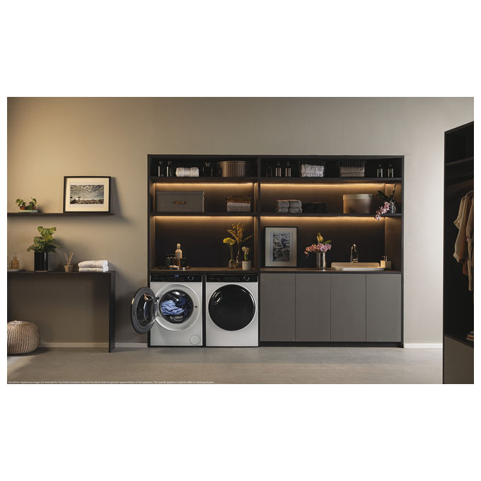 Haier HW100B14959NEUIT I-Pro Serie 5 Lavatrice Frontale 10 Kg 1400 rpm Classe A Wi-Fi Direct Motion (85x60x58 cm) colore Bianco
