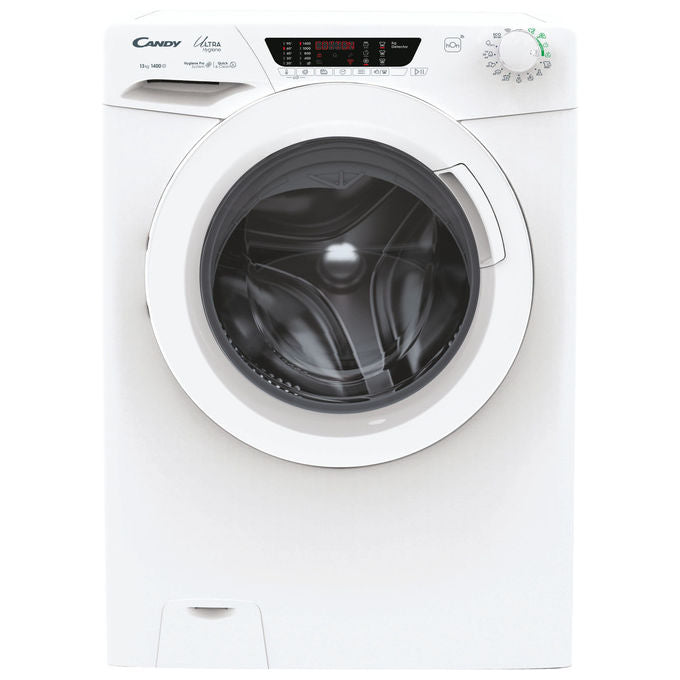 Candy HES14134TWM-1-S Ultra Hygiene Lavatrice Frontale 13 Kg 1400 rpm Classe A Inverter Vapore Wi-Fi (85x60x68 cm) colore Bianco