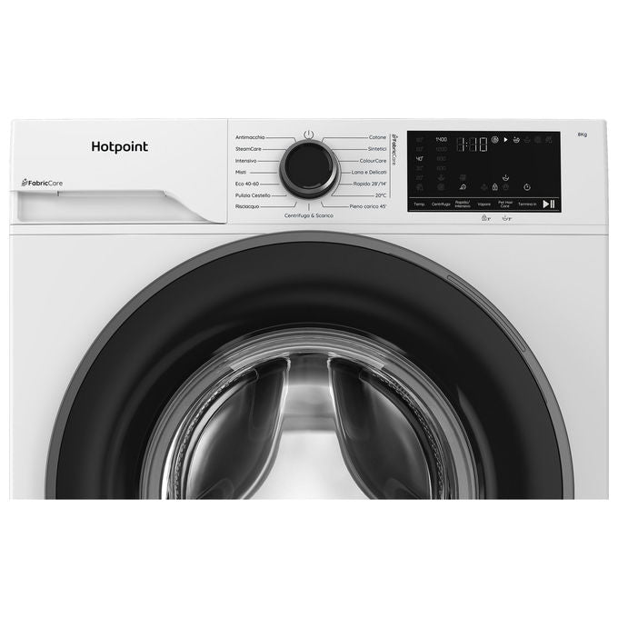 Hotpoint HB83CAREIT Lavatrice Caricamento Frontale 8Kg 1400Giri-min Classe A Bianco