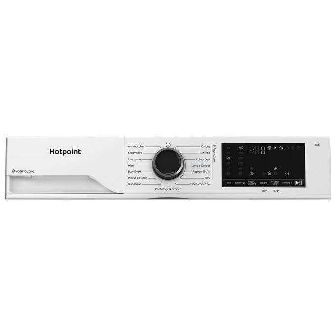 Hotpoint HB83CAREIT Lavatrice Caricamento Frontale 8Kg 1400Giri-min Classe A Bianco