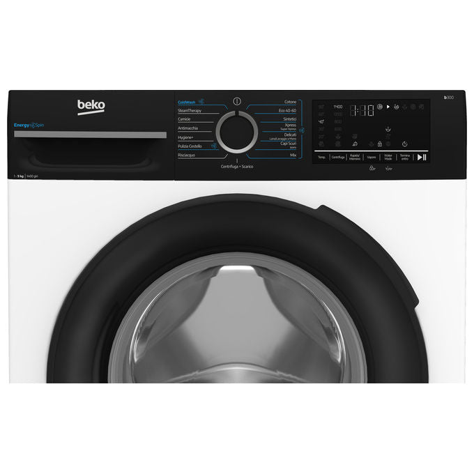 Beko BMWG9149DB Lavatrice Caricamento Frontale 9 Kg 1400 rpm Classe A EnergySpin Bianco (84.5x60x58) cm