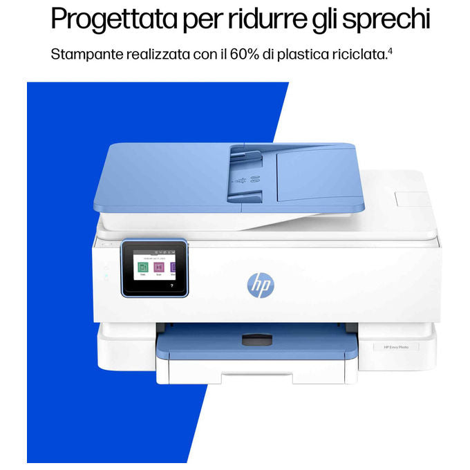 HP Envy 7931 All-in-One Stampante Getto d inchiostro Colore Blu Bianco MPN: B6JX3B
