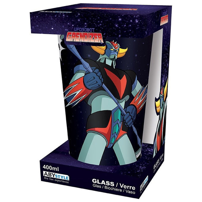 Abystyle Bicchieri Grendizer Goldorak Actarus 40cl Vetro King Size Colore Oro