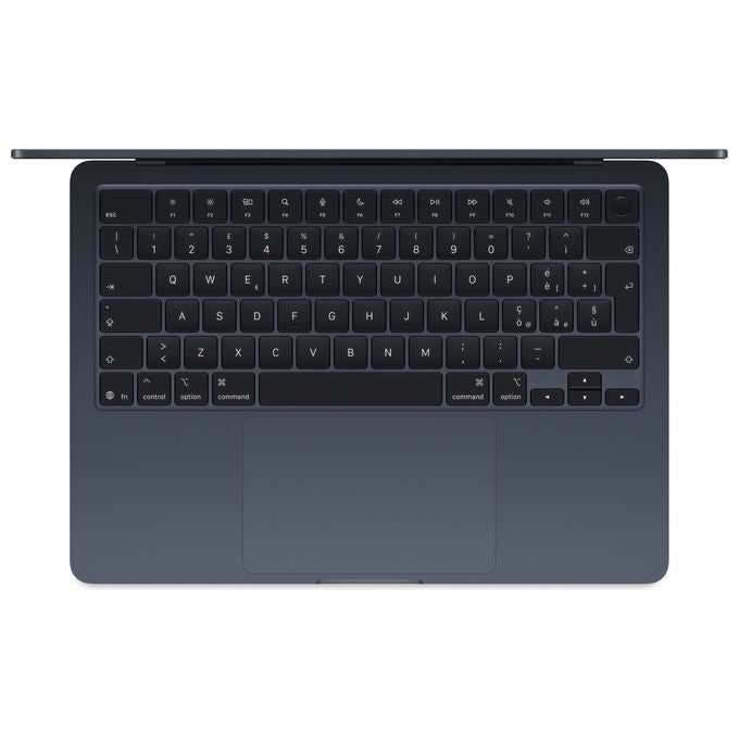 Apple MW133TA-A MacBook Air Notebook 13 pollici M4 16GB 512GB SSD colore Mezzanotte