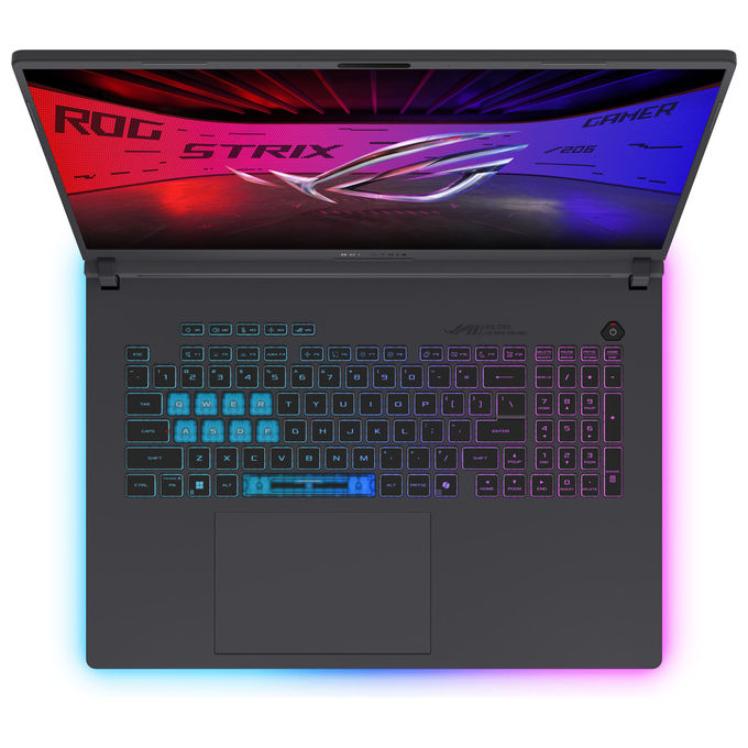 Asus G815JPR-S8006W ROG Strix G18 Notebook Gaming Intel Core i9-14900HX RTX 5070 8GB 16GB RAM 1TB SSD 18'' WUXGA 144Hz Wi-Fi 7 Windows 11 Home colore Nero