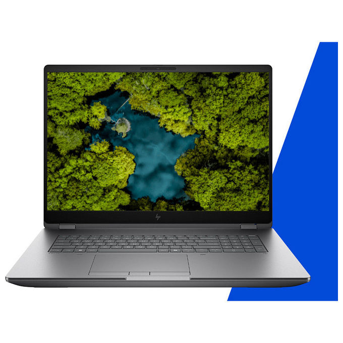 HP 98L56ET ZBook Fury G1i Workstation Mobile 16'' Intel Core Ultra 7 255HX 32GB DDR5 1TB SSD NVMe NVIDIA RTX PRO 1000 Blackwell 8GB Windows 11 Pro colore Argento