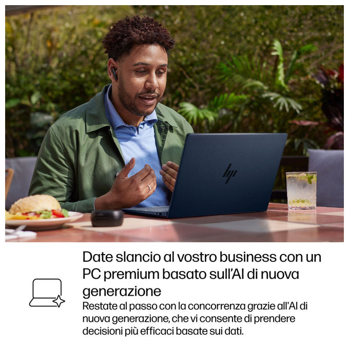 HP B69B1ET EliteBook X G1i Notebook 14 Intel Core Ultra 7 16GB RAM 1TB SSD WiFi 7 Windows 11 Pro colore Blu