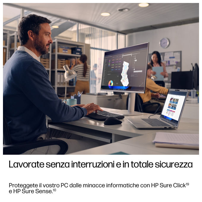 HP 9M4J2AT EliteBook 6 G1q Next Gen AI Copilot+ PC Portatile 14 pollici Argento Windows 11 Pro 32 GB RAM 512 GB SSD Wi-Fi 7