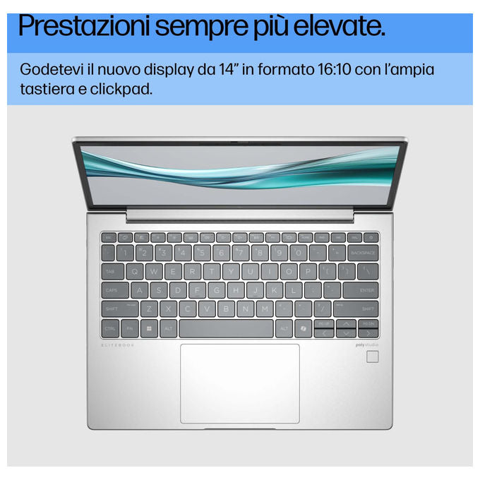 HP EliteBook 660 G11 Intel Core Ultra 7 16GB RAM 512GB SSD WUXGA Argento colore Argento