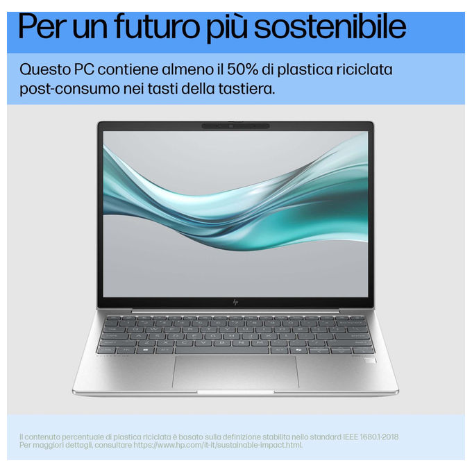 HP EliteBook 660 G11 Intel Core Ultra 7 16GB RAM 512GB SSD WUXGA Argento colore Argento