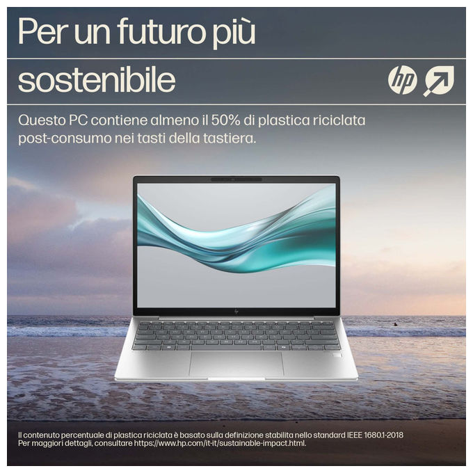 HP EliteBook 660 G11 Intel Core Ultra 7 16GB RAM 512GB SSD WUXGA Argento colore Argento