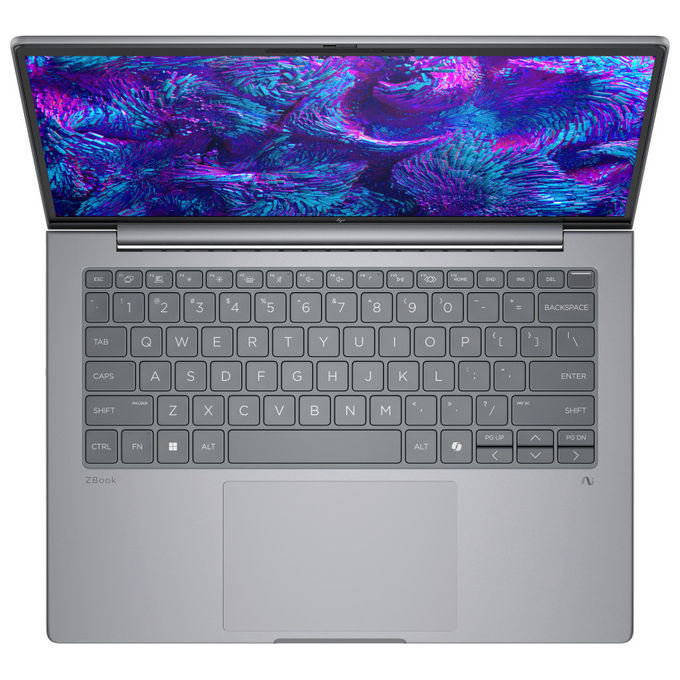 HP C8JC9ET ZBook 8 G1i Wolf Pro Security Edition Workstation mobile 14 Intel Core Ultra 7 255H 32GB RAM 1TB SSD NVIDIA RTX 500 Ada colore Argento Windows 11 Pro