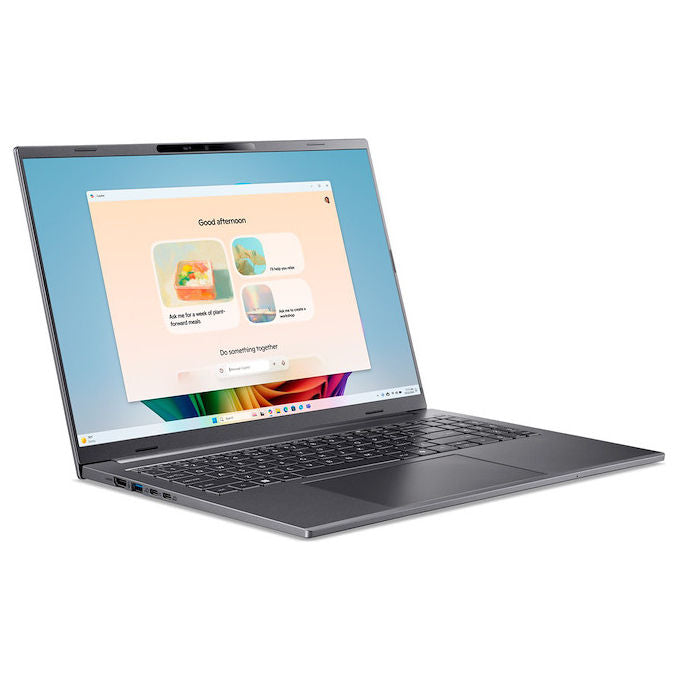 Acer A16-11M-X8E6 ASPIRE 16 AI Computer portatile Snapdragon XQualcomm Adreno Windows 11 Home Grigio