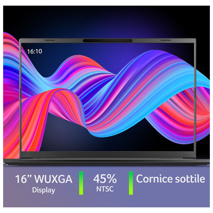 Acer A16-11M-X8E6 ASPIRE 16 AI Computer portatile Snapdragon XQualcomm Adreno Windows 11 Home Grigio