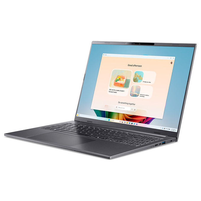 Acer A16-11M-X8E6 ASPIRE 16 AI Computer portatile Snapdragon XQualcomm Adreno Windows 11 Home Grigio