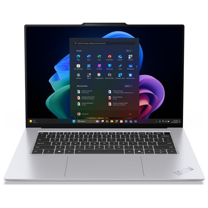 Lenovo 21Q60069IX ThinkPad X9-15 Gen 1 Aura Edition Notebook 15.3'' OLED Touch 2.8K Intel Core Ultra 7 258V 32 GB RAM 1 TB SSD NVMe Wi-Fi 7 Windows 11 Pro colore Bianco