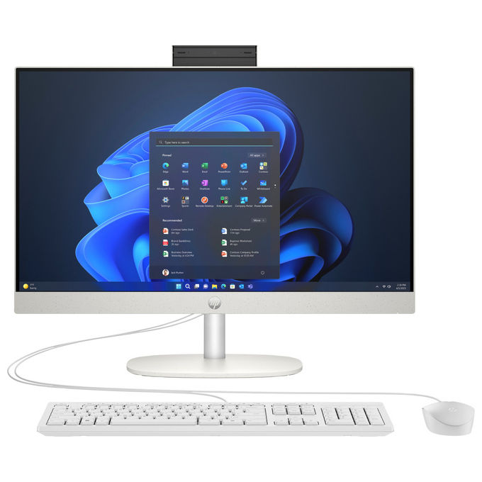 HP D5BD1AT ProOne 240 G10 PC All-in-One Intel Core i5 16GB RAM 512GB SSD Windows 11 Pro colore Bianco