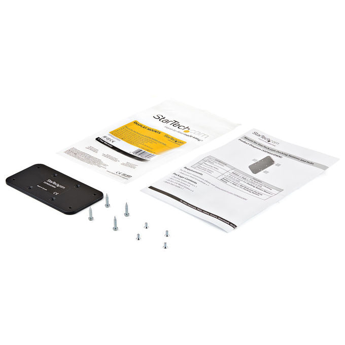 StarTech.com SSPMSUDWM Staffa Montaggio Docking Station Acciaio colore Nero