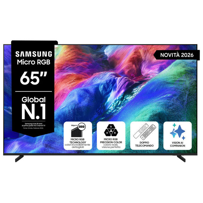 Samsung MRE65R85HAUXZT TV 65'' Micro RGB 4K Vision AI Smart TV colore Nero