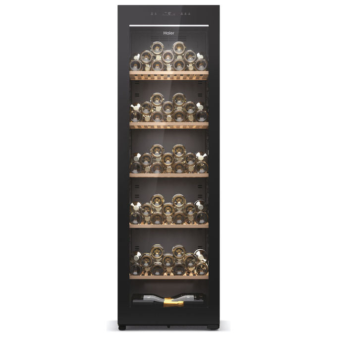 Haier HWS247GEH1 Cantinetta vino con compressore Libera installazione 247 bottiglie Nero