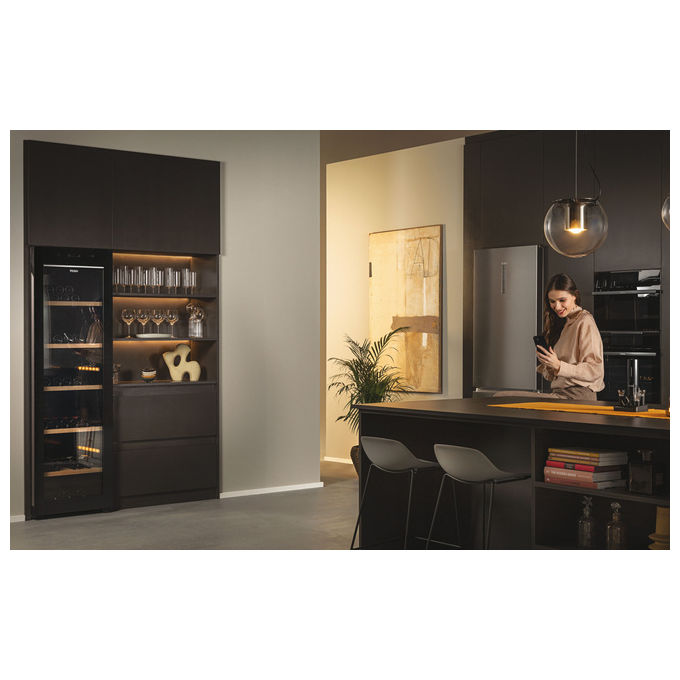 Haier HWS247GEH1 Cantinetta vino con compressore Libera installazione 247 bottiglie Nero