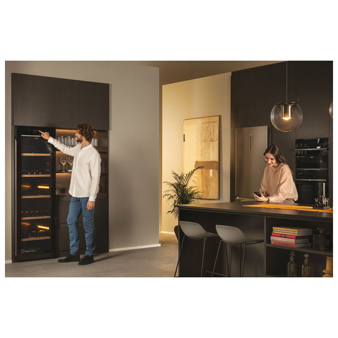 Haier HWS247GEH1 Cantinetta vino con compressore Libera installazione 247 bottiglie Nero