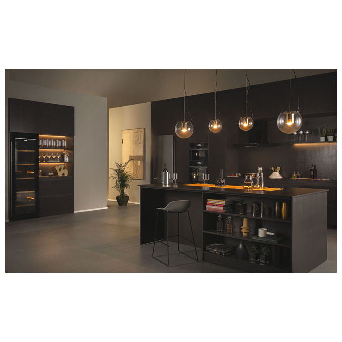 Haier HWS247GEH1 Cantinetta vino con compressore Libera installazione 247 bottiglie Nero