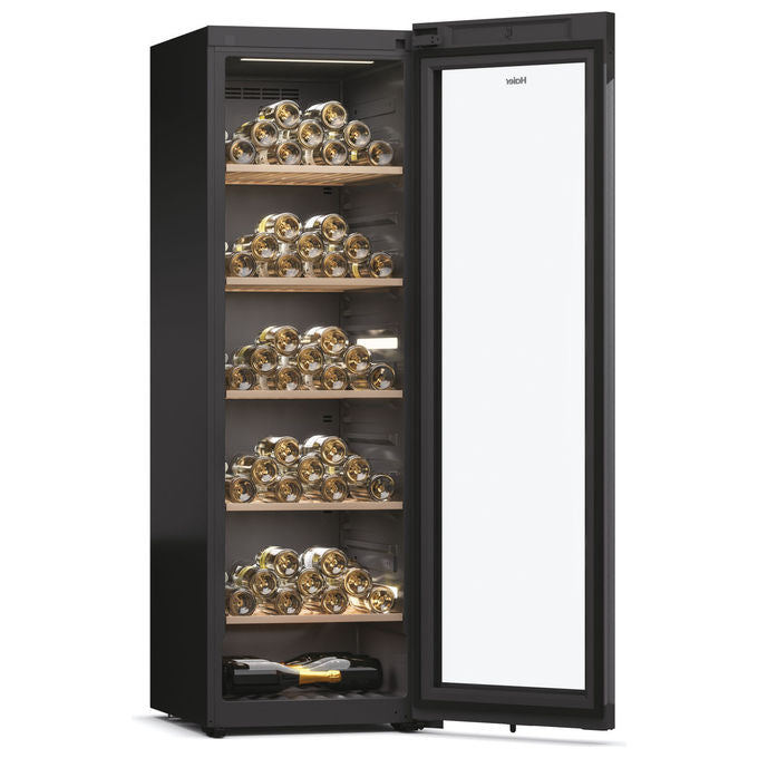 Haier HWS247GEH1 Cantinetta vino con compressore Libera installazione 247 bottiglie Nero