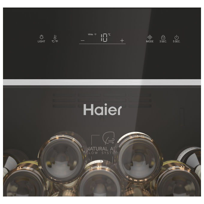 Haier HWS247GEH1 Cantinetta vino con compressore Libera installazione 247 bottiglie Nero