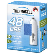 ThermaCELL 86601651 Ricarica antizanzare 48 ore 12 piastrine 4 cartucce colore Nero