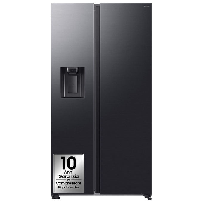 Samsung RS70F64KEFEF Frigorifero Americano Side by Side 640 L 178 cm Classe E 36 dB No Frost Wi-Fi Dispenser Acqua e Ghiaccio (178x91x73 cm) colore Argento
