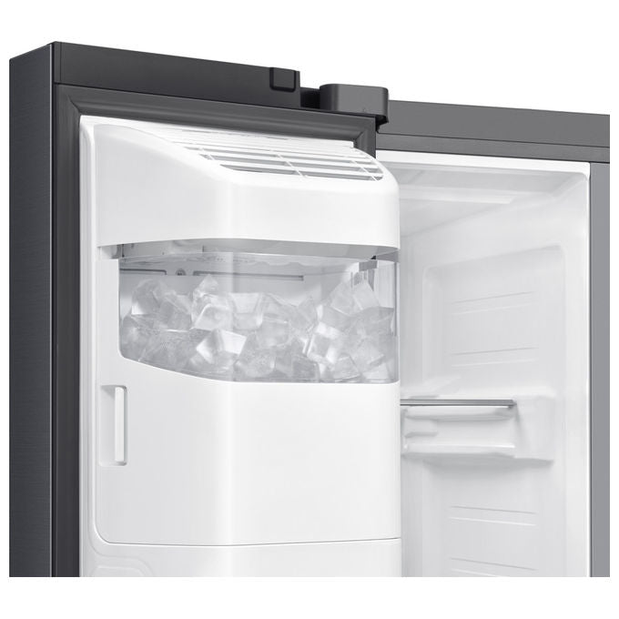 Samsung RS70F64KEFEF Frigorifero Americano Side by Side 640 L 178 cm Classe E 36 dB No Frost Wi-Fi Dispenser Acqua e Ghiaccio (178x91x73 cm) colore Argento