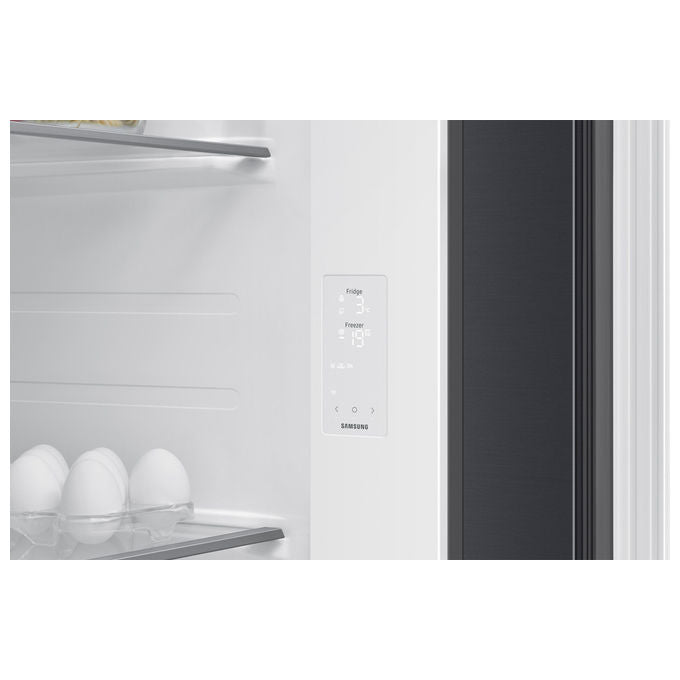 Samsung RS70F64KEFEF Frigorifero Americano Side by Side 640 L 178 cm Classe E 36 dB No Frost Wi-Fi Dispenser Acqua e Ghiaccio (178x91x73 cm) colore Argento