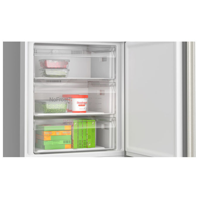 Bosch KGN494ICF Serie 6 Frigorifero Combinato 440 L 203 cm Classe C 35 dB Total No Frost VitaFresh colore Acciaio Inox