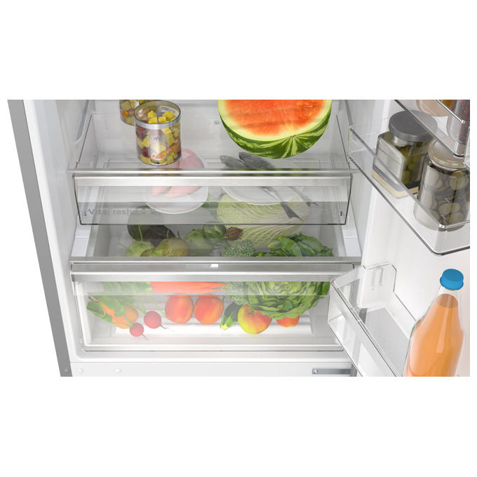 Bosch KGN494ICF Serie 6 Frigorifero Combinato 440 L 203 cm Classe C 35 dB Total No Frost VitaFresh colore Acciaio Inox