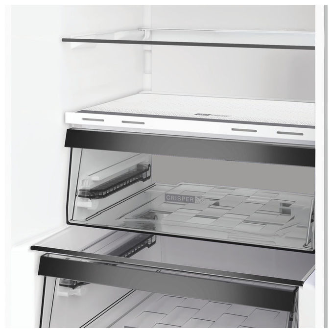 Whirlpool WHK 26403 XP6E1 Frigorifero Combinato 355 L 203 cm Classe C 35 dB Total No Frost Multi-Airflow colore Pearl Inox