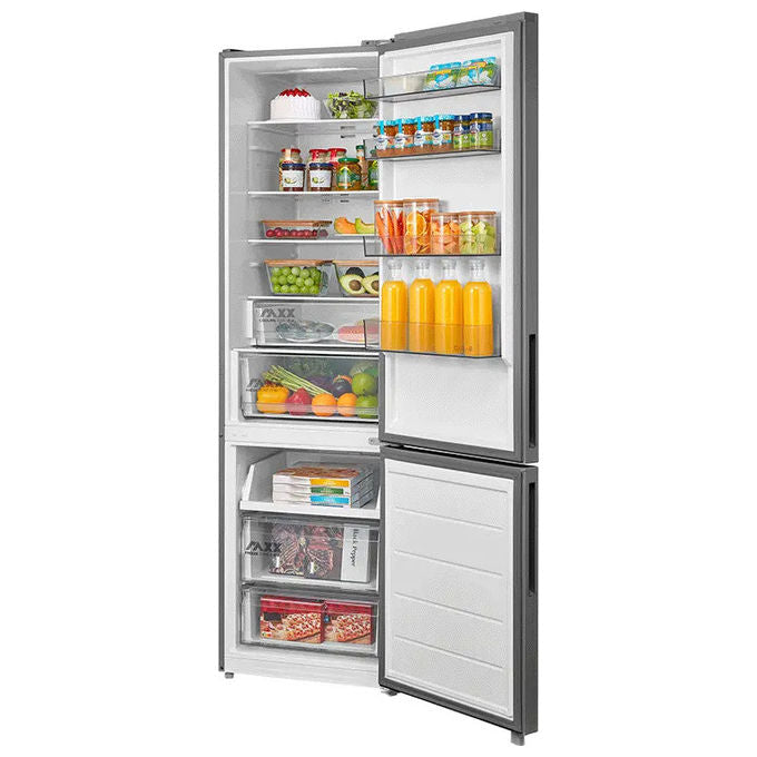Midea MDRB600MME46 Frigorifero Combinato 443 L 201 cm Classe E 35 dB Total No Frost Multi Air Flow colore Inox