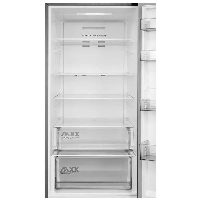 Midea MDRB600MME46 Frigorifero Combinato 443 L 201 cm Classe E 35 dB Total No Frost Multi Air Flow colore Inox