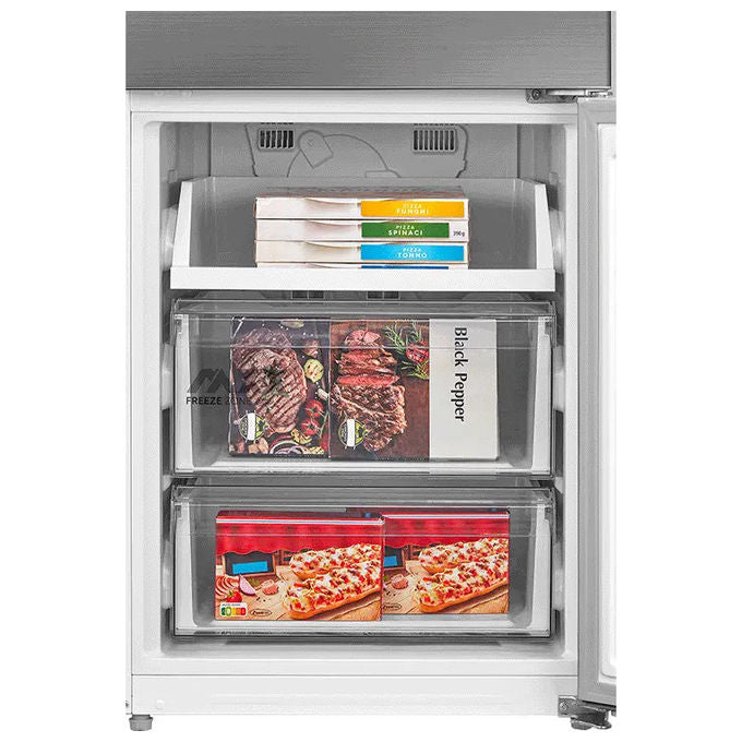 Midea MDRB600MME46 Frigorifero Combinato 443 L 201 cm Classe E 35 dB Total No Frost Multi Air Flow colore Inox