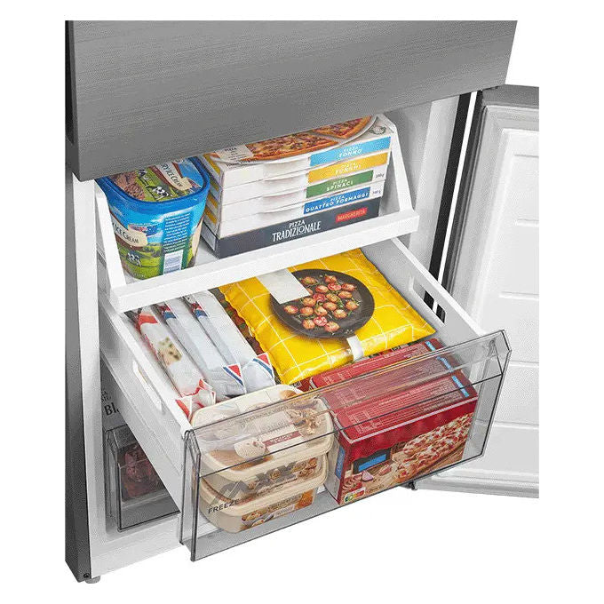Midea MDRB600MME46 Frigorifero Combinato 443 L 201 cm Classe E 35 dB Total No Frost Multi Air Flow colore Inox