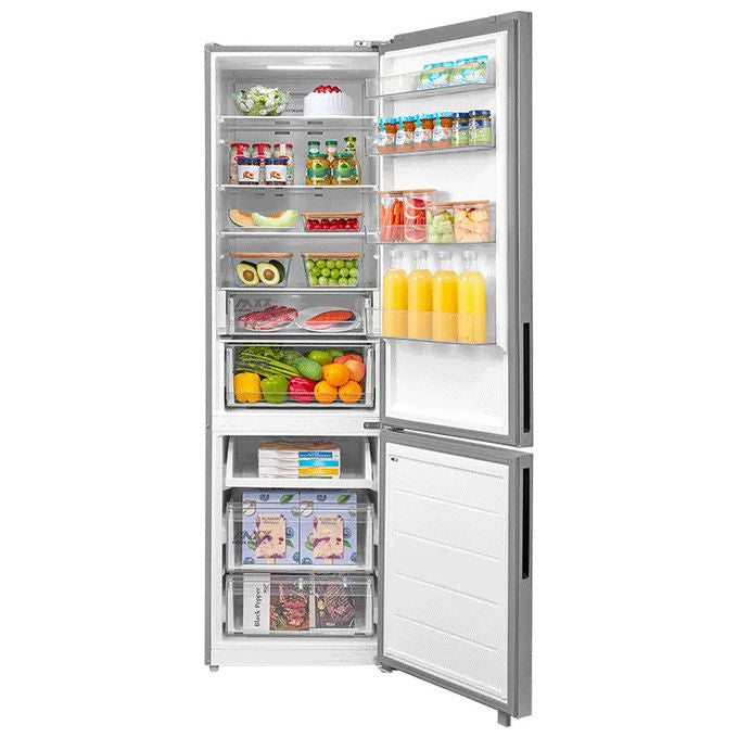 Midea MDRB600MME46 Frigorifero Combinato 443 L 201 cm Classe E 35 dB Total No Frost Multi Air Flow colore Inox