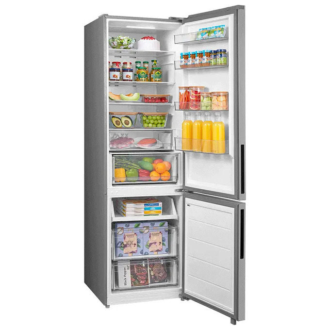 Midea MDRB600MME46 Frigorifero Combinato 443 L 201 cm Classe E 35 dB Total No Frost Multi Air Flow colore Inox