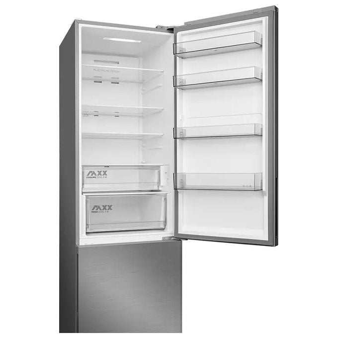 Midea MDRB600MME46 Frigorifero Combinato 443 L 201 cm Classe E 35 dB Total No Frost Multi Air Flow colore Inox