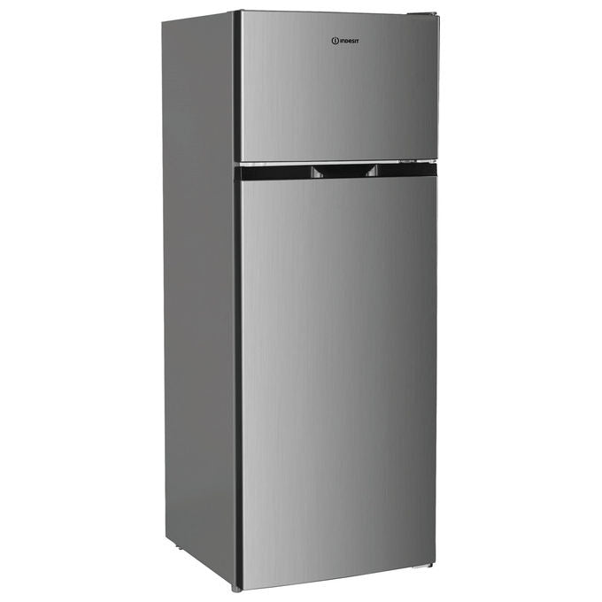 Indesit I55T0 412S Frigorifero Doppia Porta 206 L 143 cm Classe E 40 dB Statico colore Acciaio Inox