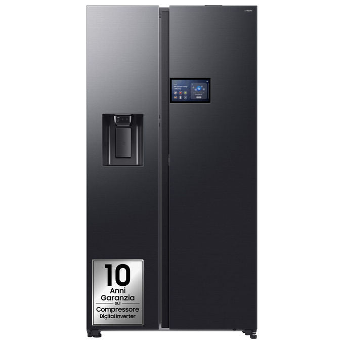 Samsung RS90F64EDFEF Serie 9 Frigorifero Side by Side 621 L 178 cm Classe E 36 dB No Frost Wi-Fi colore Nero