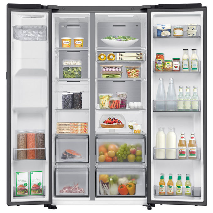 Samsung RS90F64EDFEF Serie 9 Frigorifero Side by Side 621 L 178 cm Classe E 36 dB No Frost Wi-Fi colore Nero