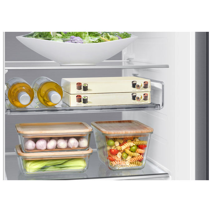 Samsung RS90F65EDTEF AI Home Frigorifero Side by Side 640 L 178 cm Classe D 36 dB No Frost+ Dispenser Acqua Ghiaccio Wi-Fi colore Acciaio Inox